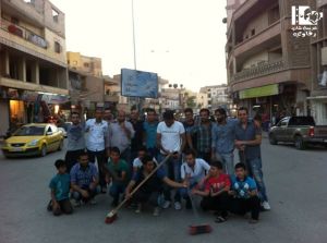 Clean up campaign in Raqqa